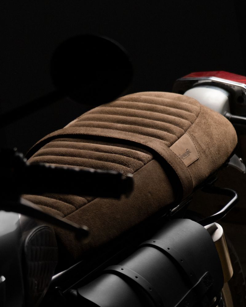 Touring Suede Seat For Royal Enfield Interceptor 650 / GT 650
