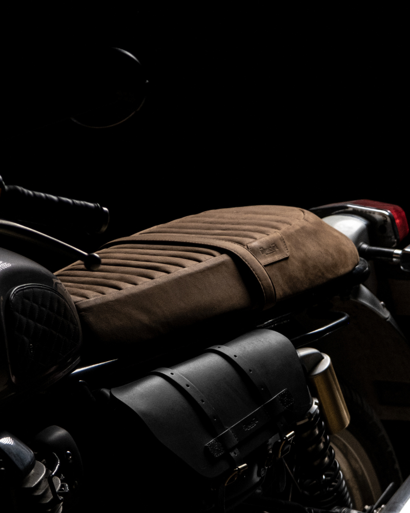 Touring Leather Seat For Royal Enfield Interceptor 650 / GT 650