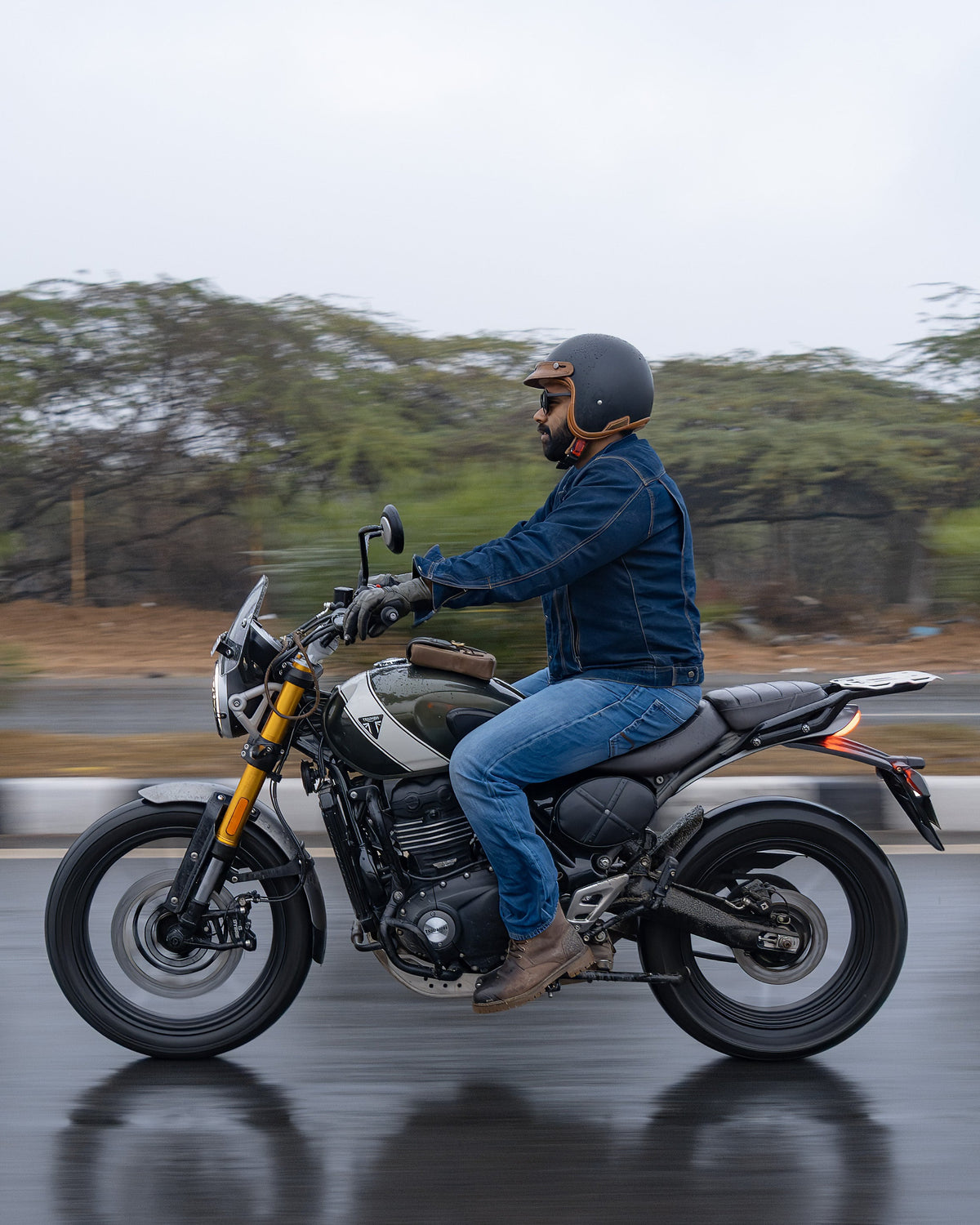 Scrambler Egg: Side Panel Bag For Triumph Scrambler 400X/XC