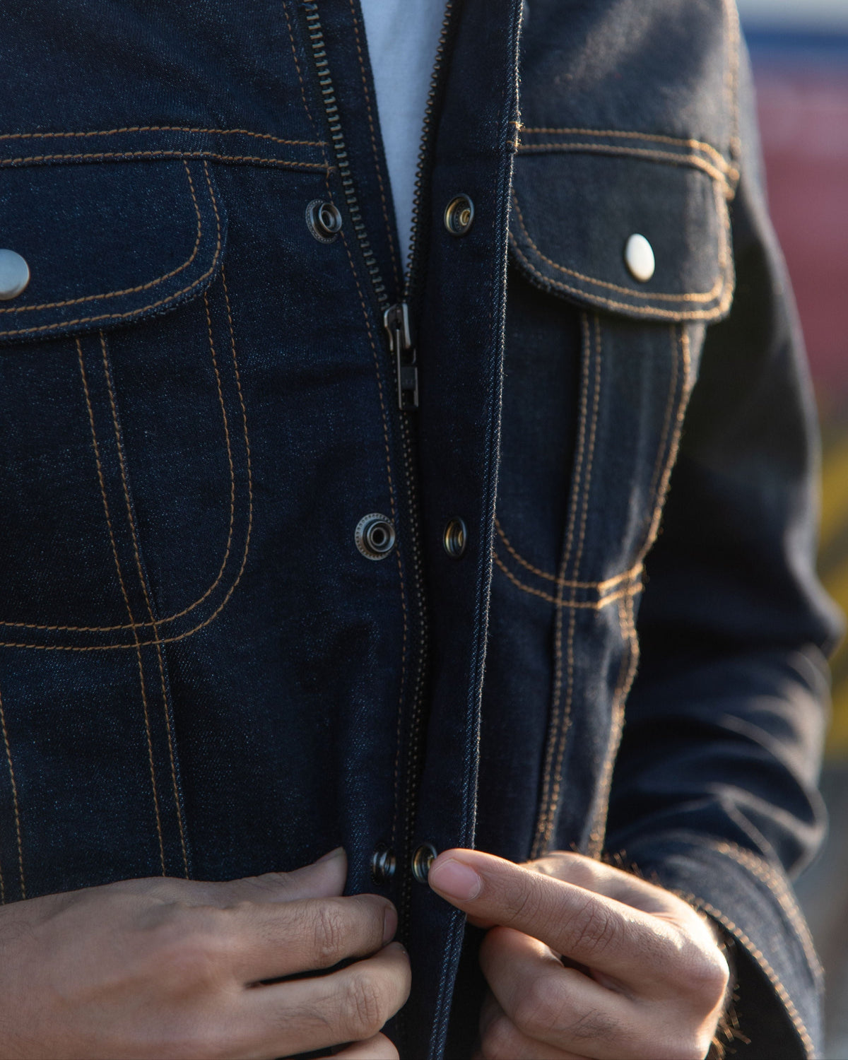Zero: Denim Riding Jacket Personalised