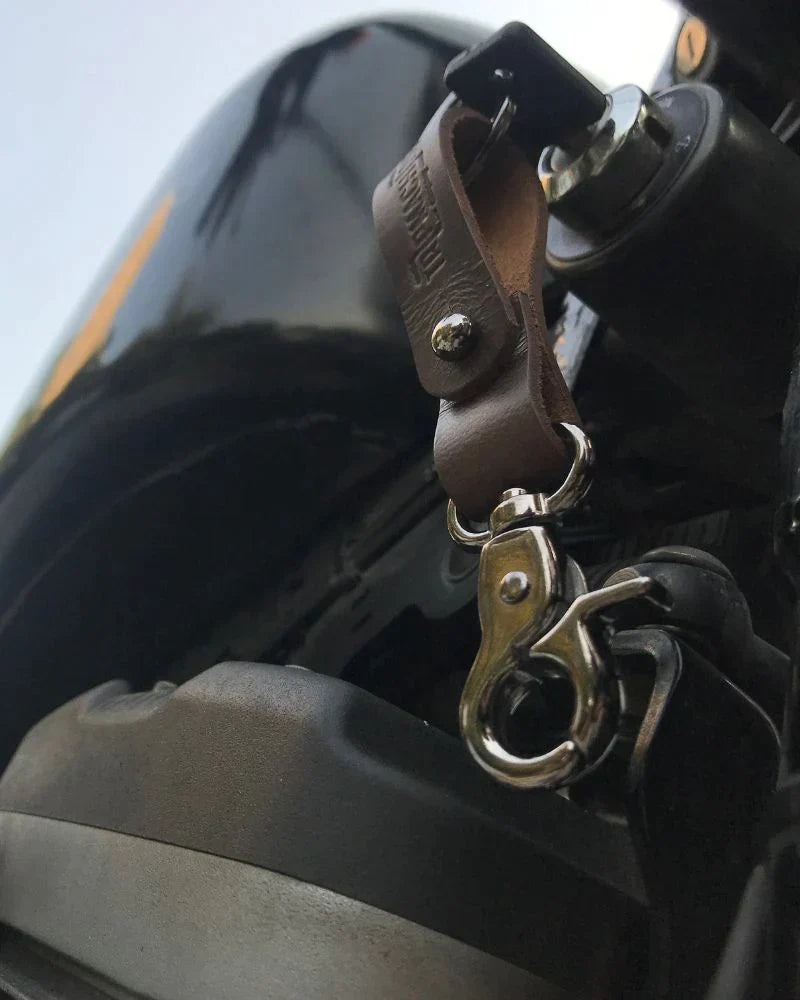 Key Fob With Antique Gold