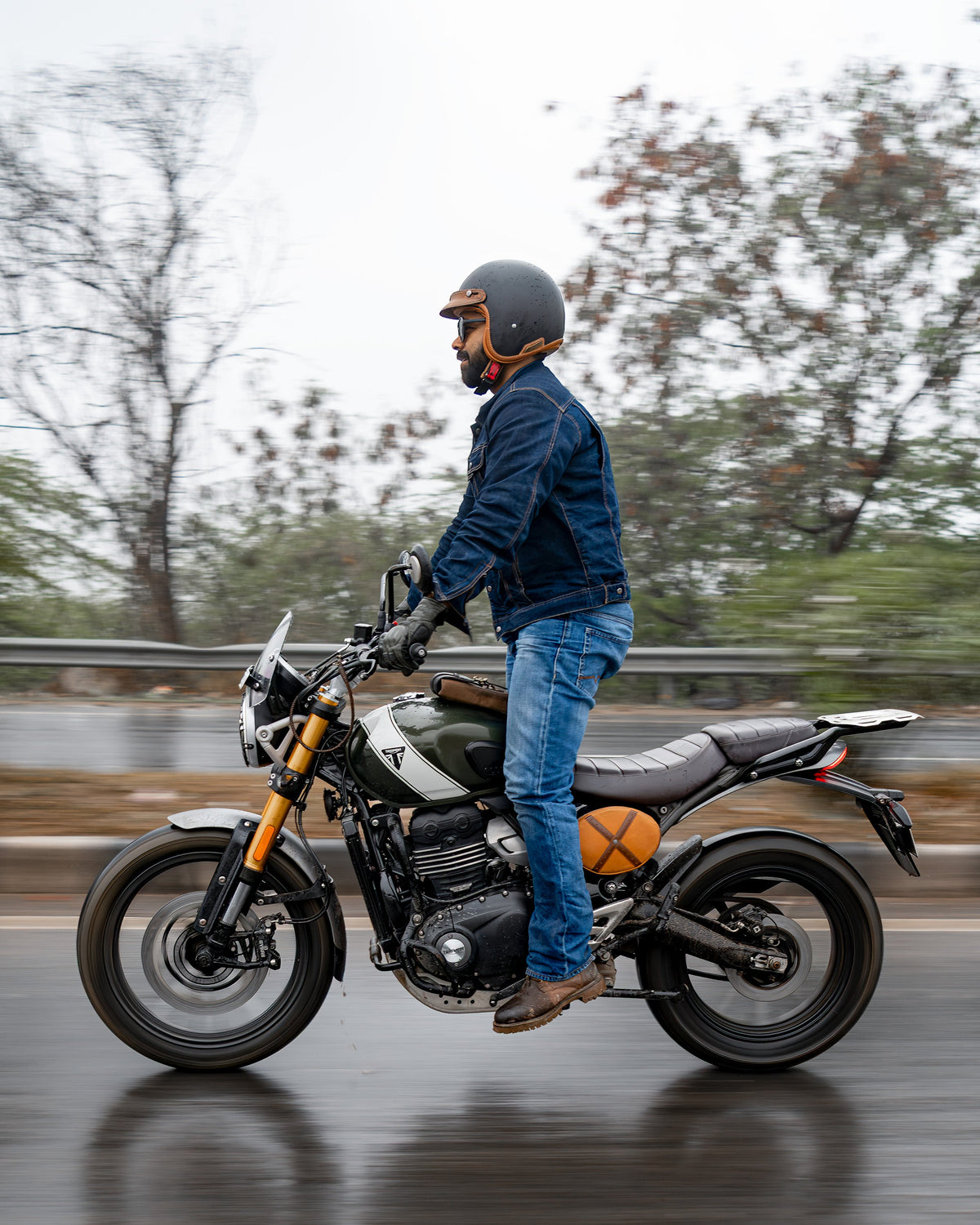 Scrambler Egg: Side Panel Bag For Triumph Scrambler 400X/XC