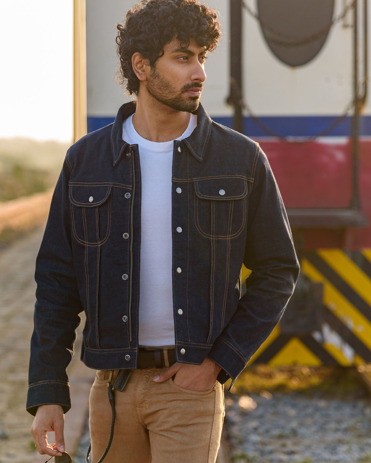 Zero: Denim Riding Jacket Personalised