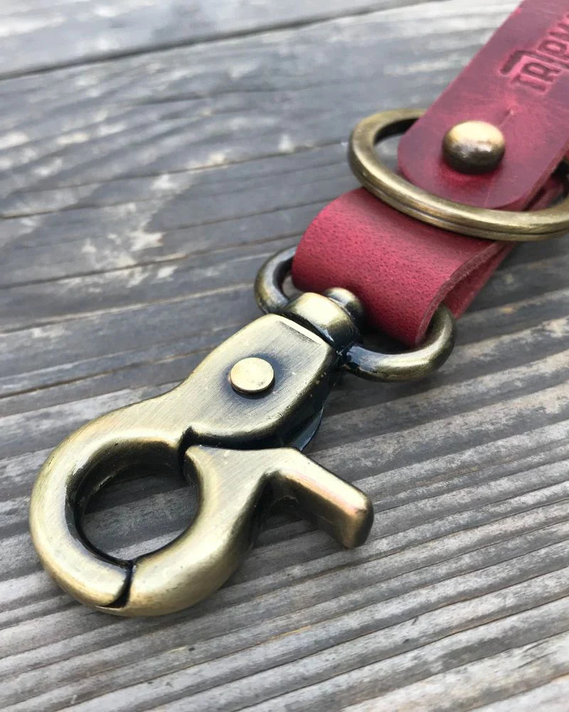 Key Fob With Antique Gold