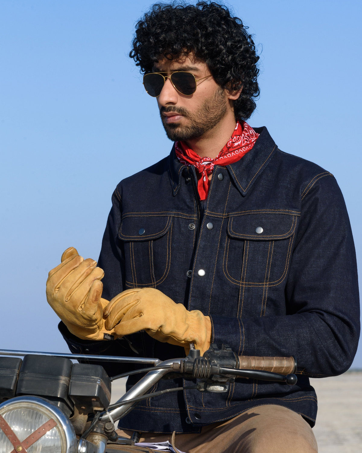 Zero: Denim Riding Jacket Personalised