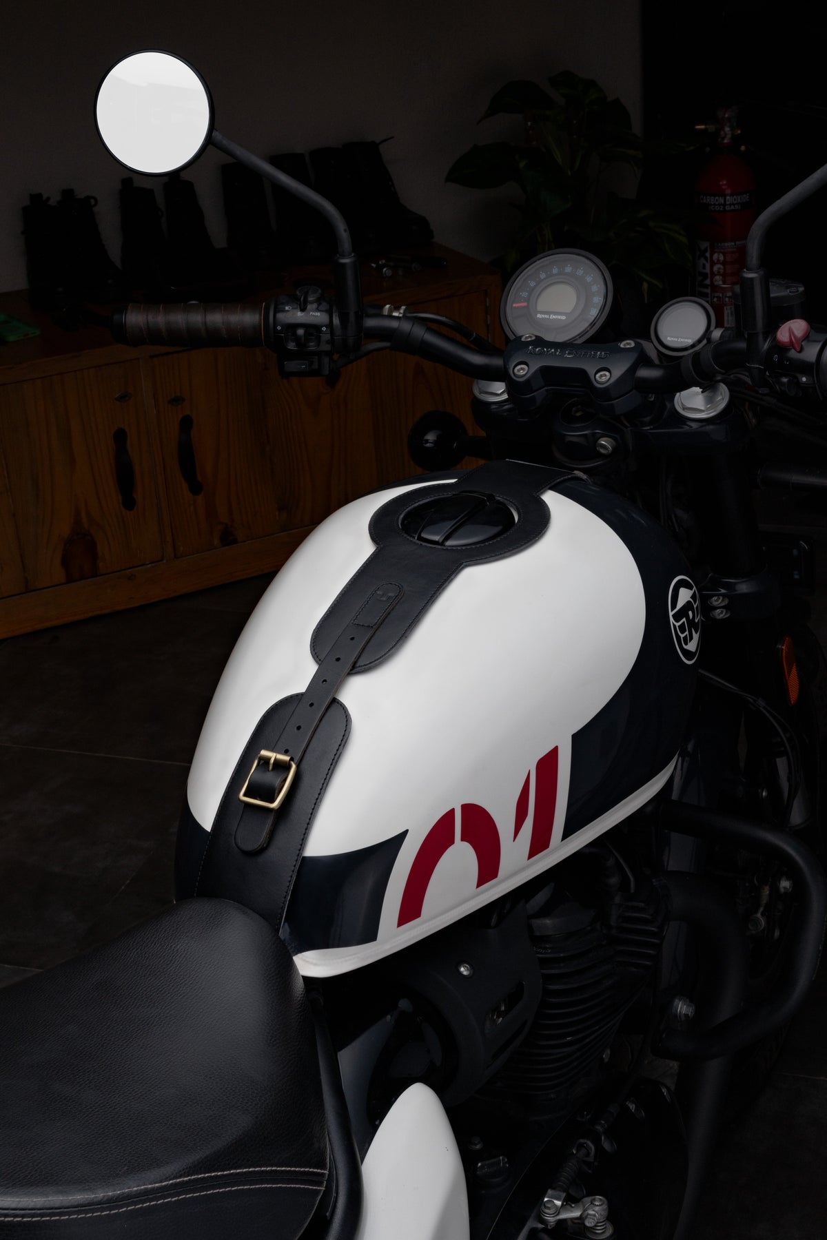 Tank Strap crafted to fit Shotgun 650