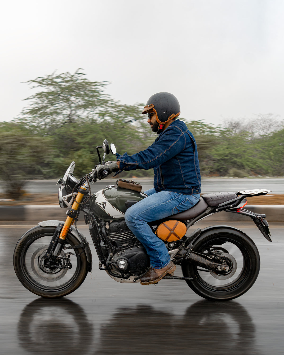 Scrambler Egg: Side Panel Bag For Triumph Scrambler 400X/XC