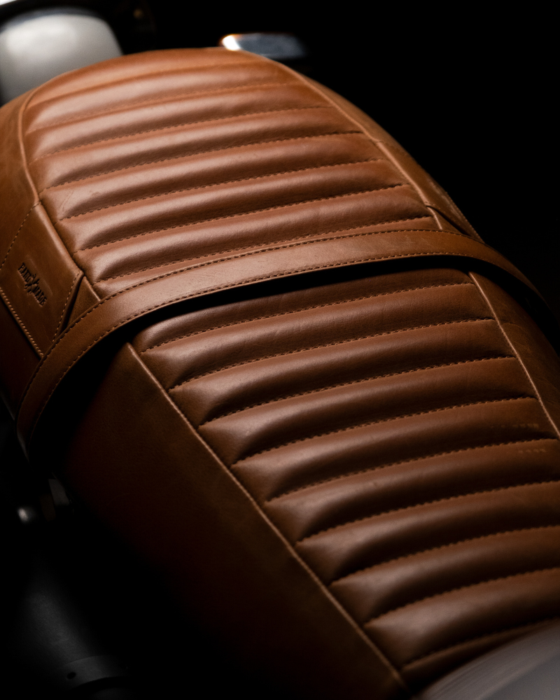 Touring Leather Seat For Royal Enfield Interceptor 650 / GT 650