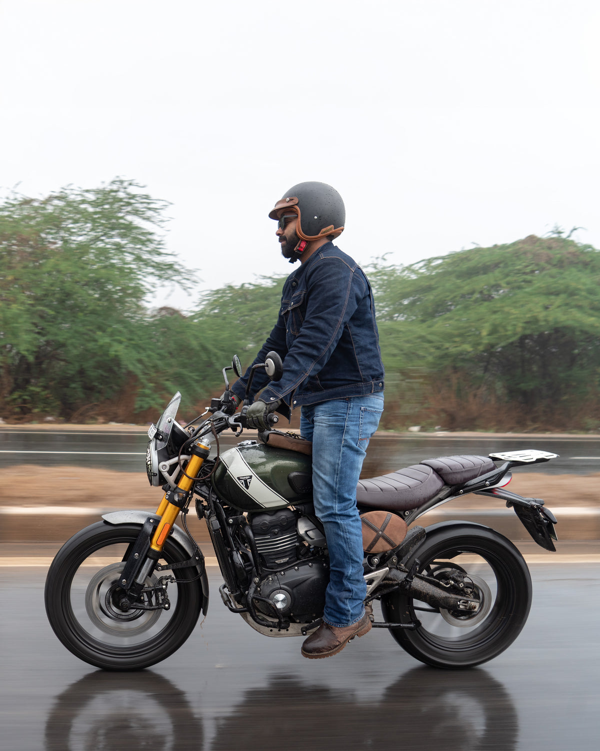 Scrambler Egg: Side Panel Bag For Triumph Scrambler 400X/XC