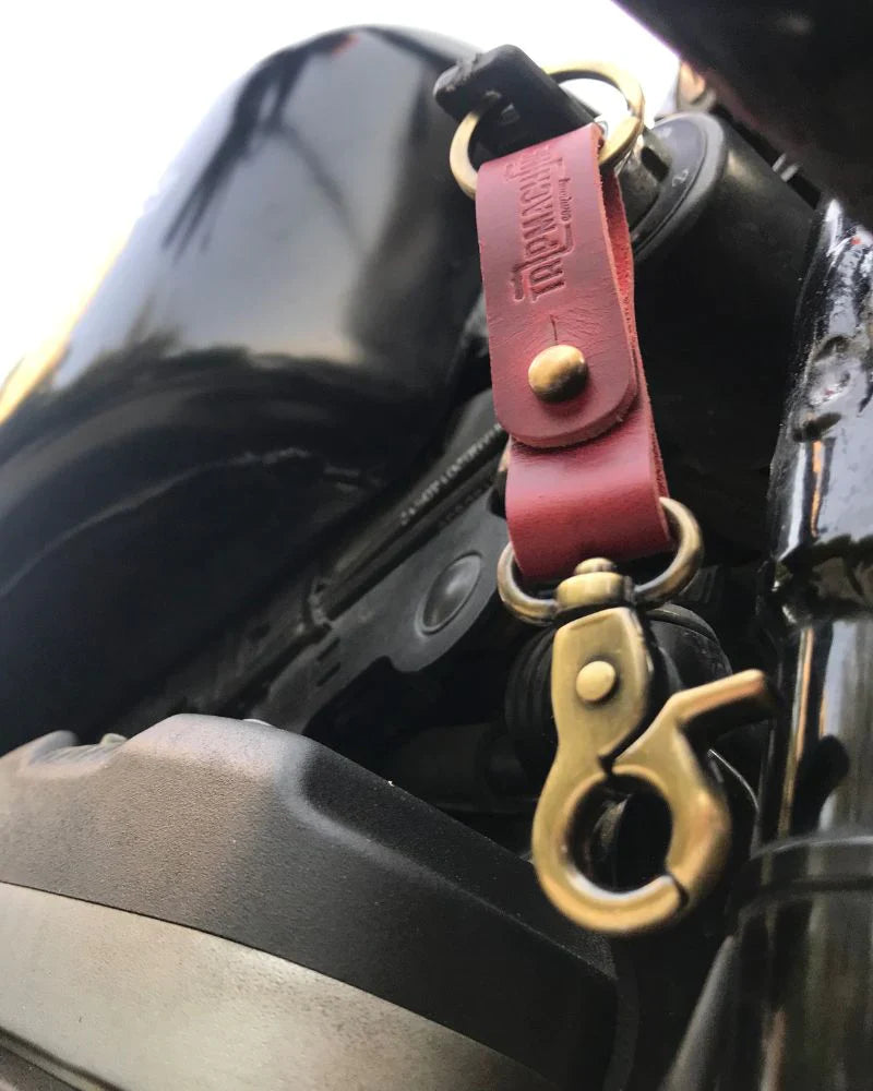 Key Fob With Antique Gold