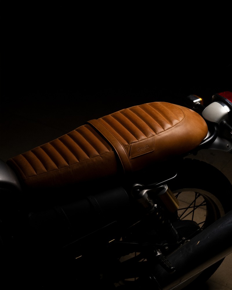 Touring Leather Seat For Royal Enfield Interceptor 650 / GT 650