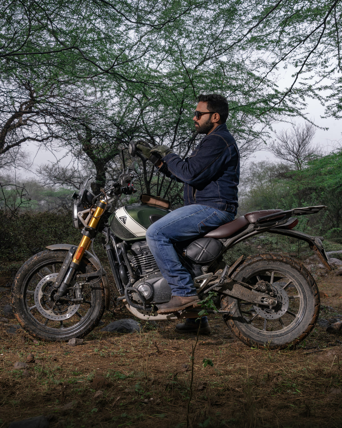 Scrambler Egg: Side Panel Bag For Triumph Scrambler 400X/XC