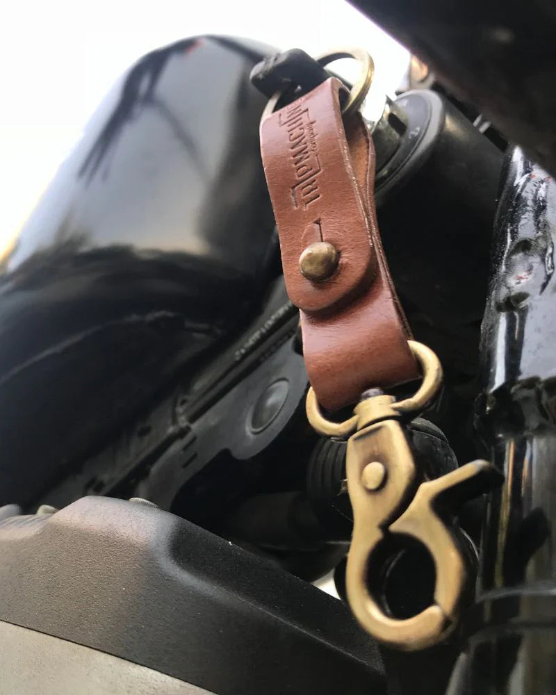 Key Fob With Antique Gold
