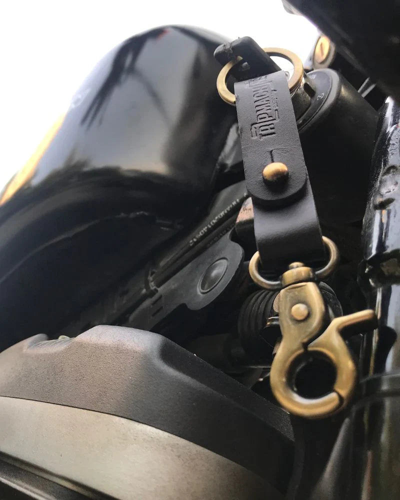 Key Fob With Antique Gold