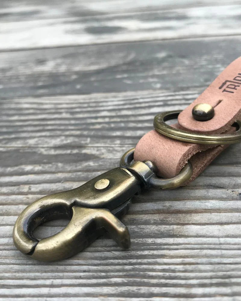 Key Fob With Antique Gold