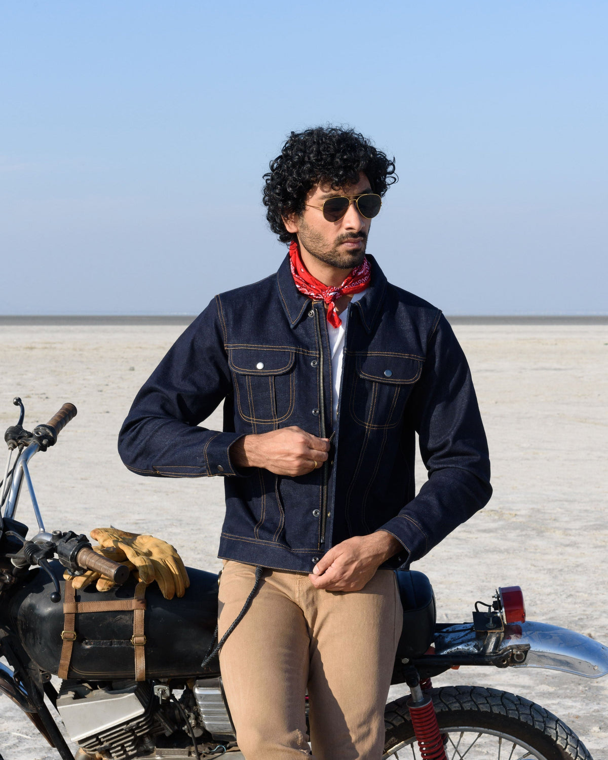 Zero: Denim Riding Jacket