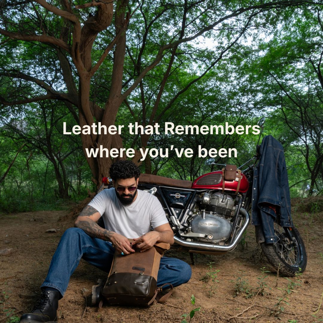 Kožený potah sedla pro Royal Enfield Bear 650